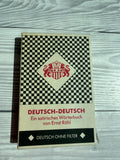 Deutsch - Deutsch - Nachhaltiges Buch