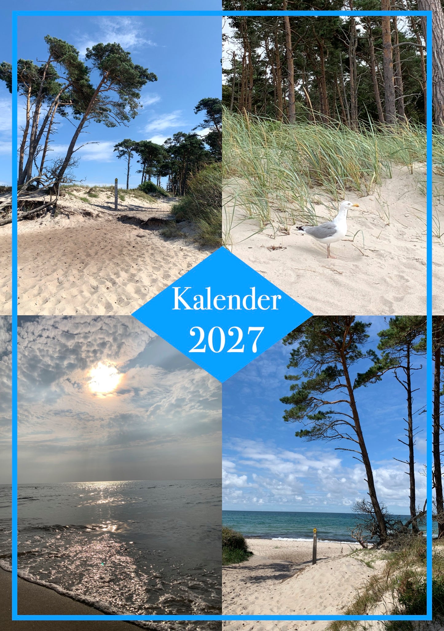 Kalender 2027 Ostsee - Weststrand und Darß