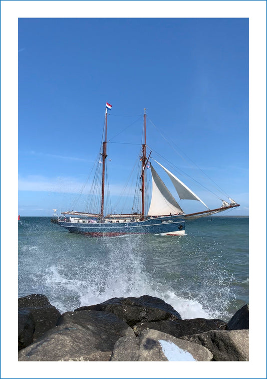 Postkarte Sail away