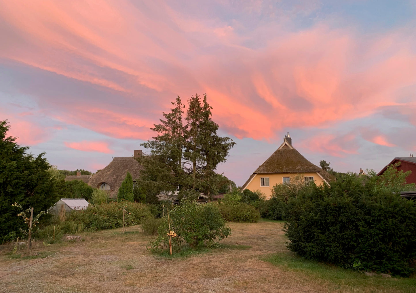Postkarte Sonnenuntergang Darß