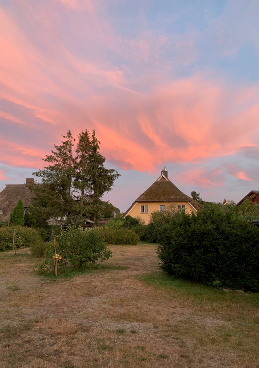 Postkarte Sonnenuntergang Ostsee