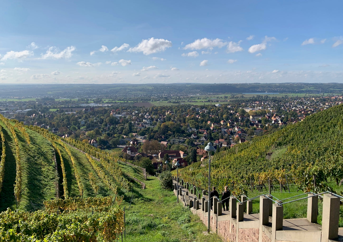 Postkarte Spitzhaustreppe Radebeul