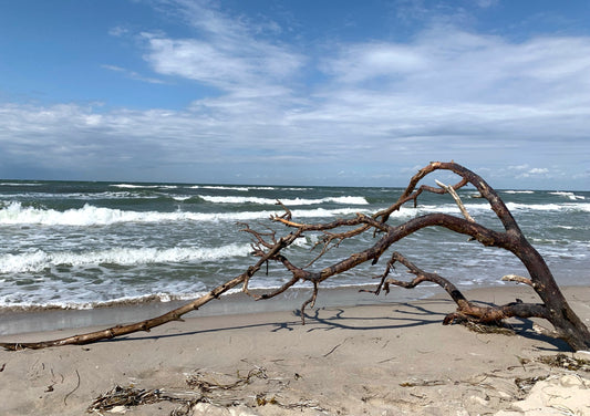Postkarte stürmische Ostsee