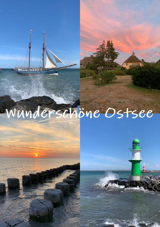 Postkarte Wunderschöne Ostsee