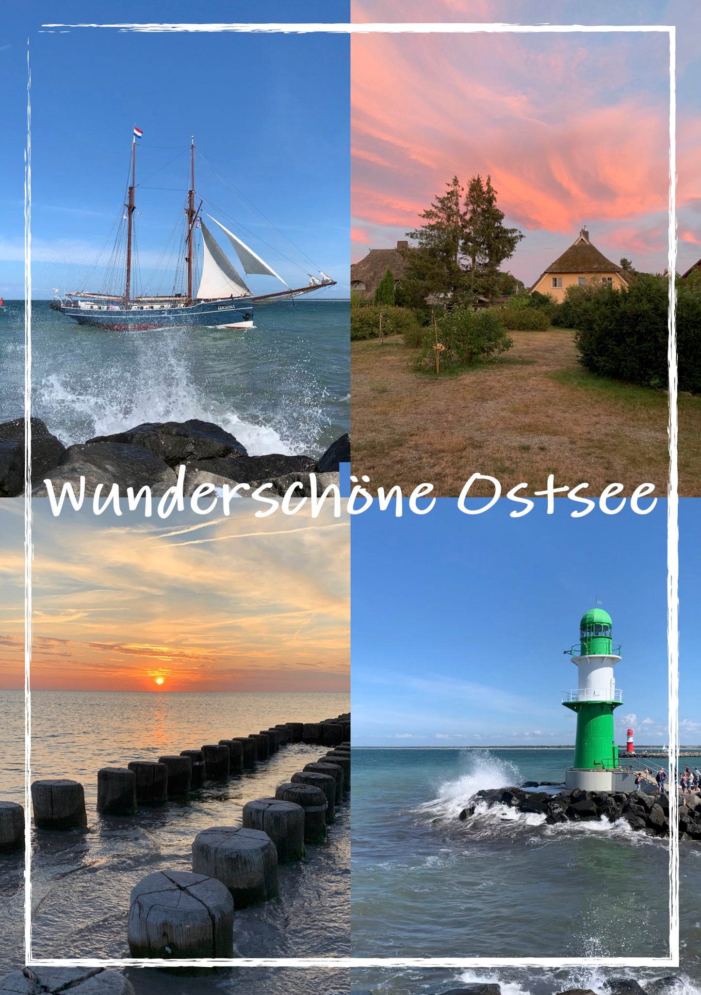 Postkarte Wunderschöne Ostsee