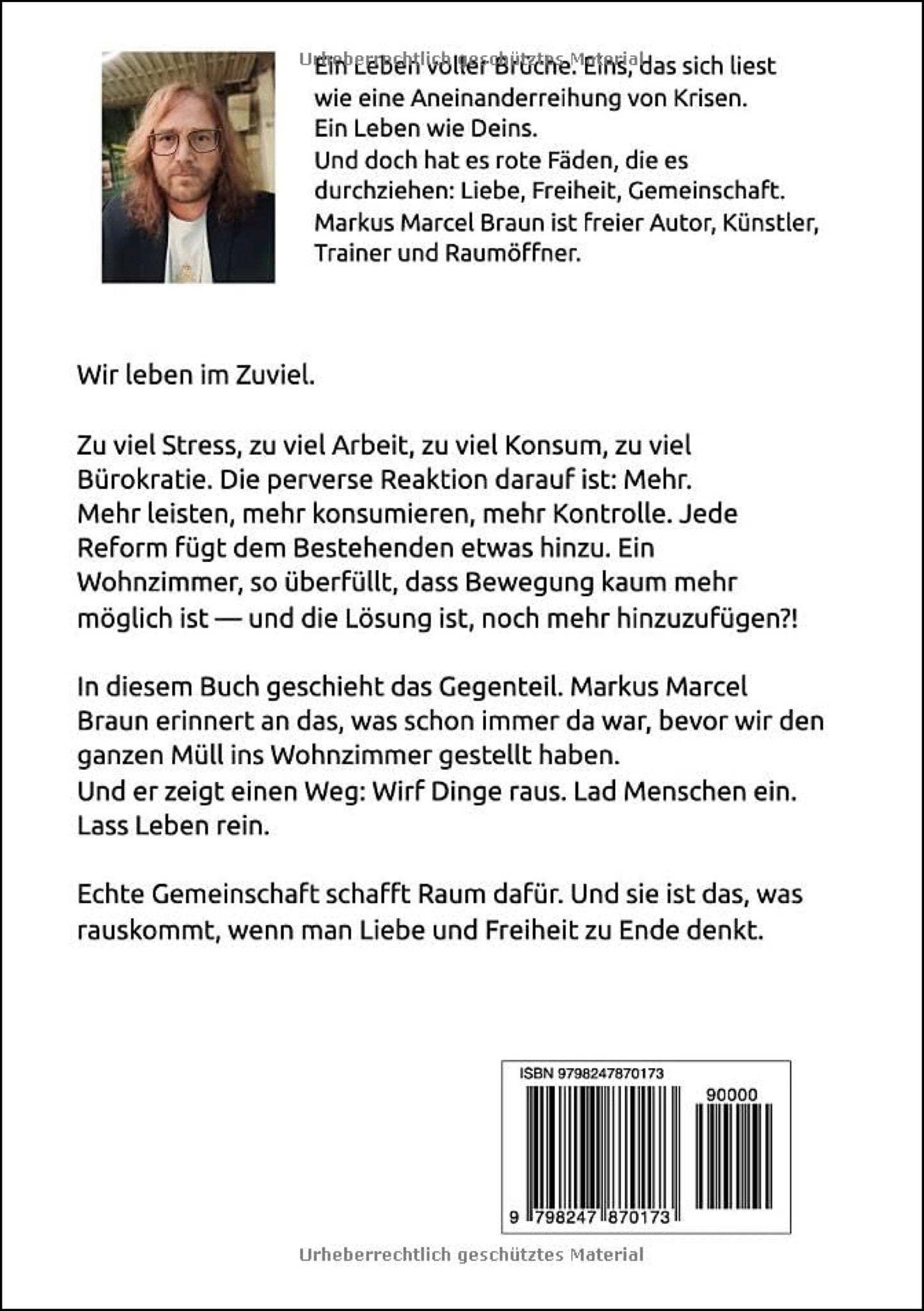 Liebe und Freiheit zu Ende gedacht - Hardcover