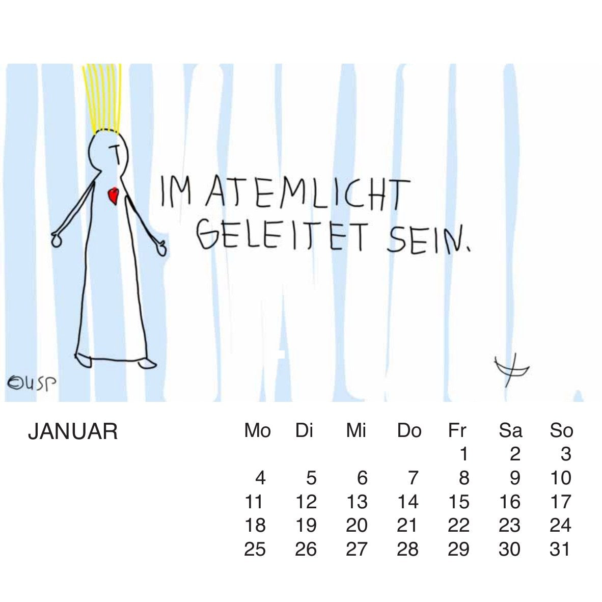 Seelenfutterkalender 2027 – Januar