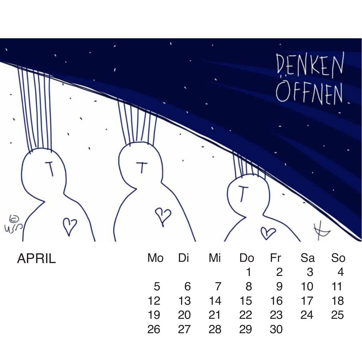 Seelenfutterkalender 2027 – April