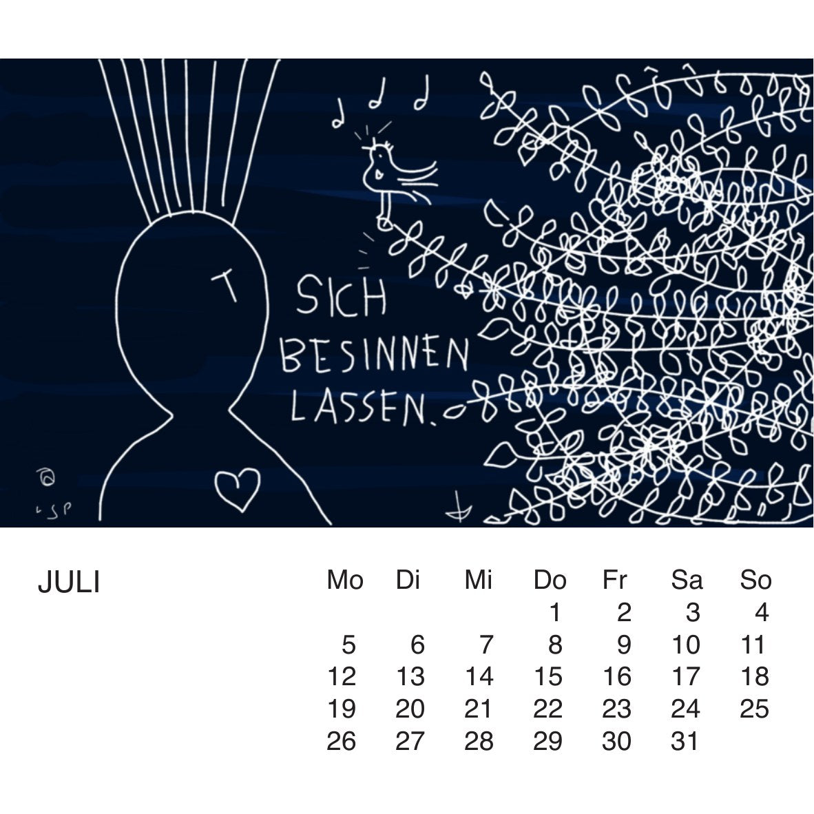 Seelenfutterkalender 2027 – Juli