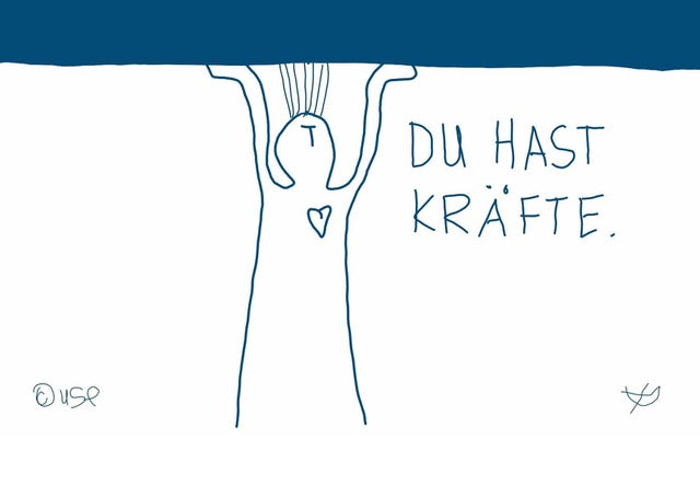 Postkarte "Du hast Kräfte"