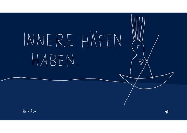 Postkarte "Innere Häfen haben"
