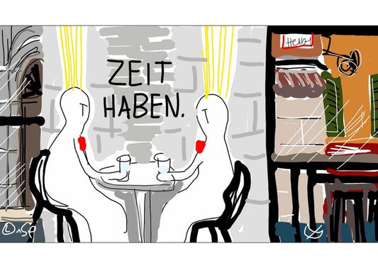 Postkarte "Zeit haben"