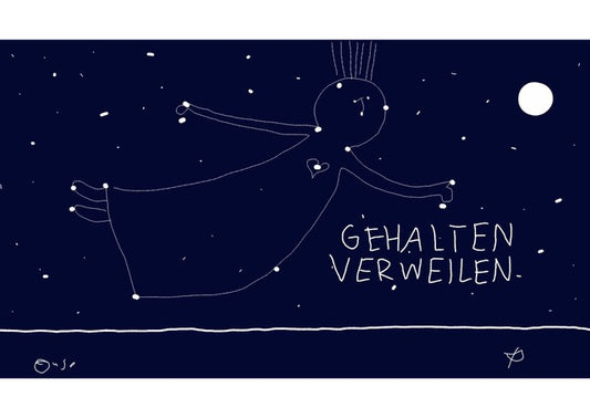 Postkarte "Gehalten verweilen"