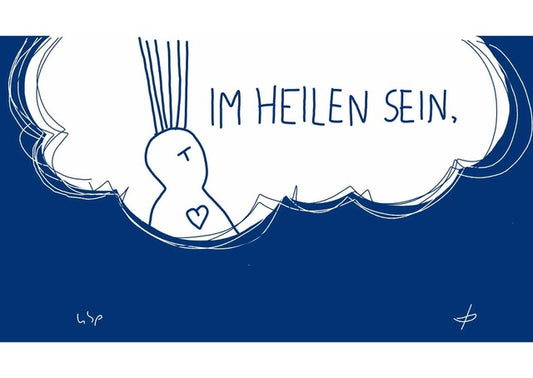 Postkarte "Im Heilen sein"