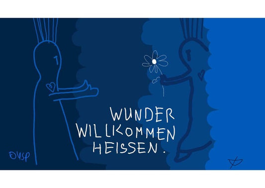 Postkarten "Wunder willkommen heissen"