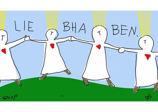 Postkarte "Liebhaben"