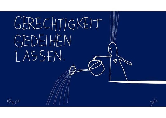 Postkarte "Gerechtigkeit gedeihen lassen"