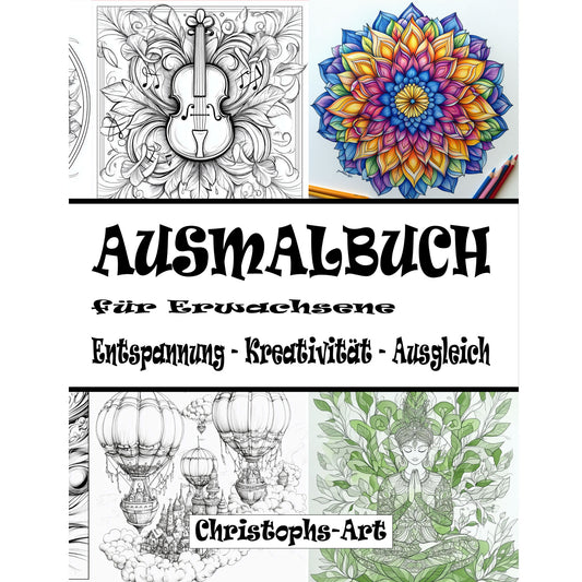 Ausmalbuch für Erwachsene
