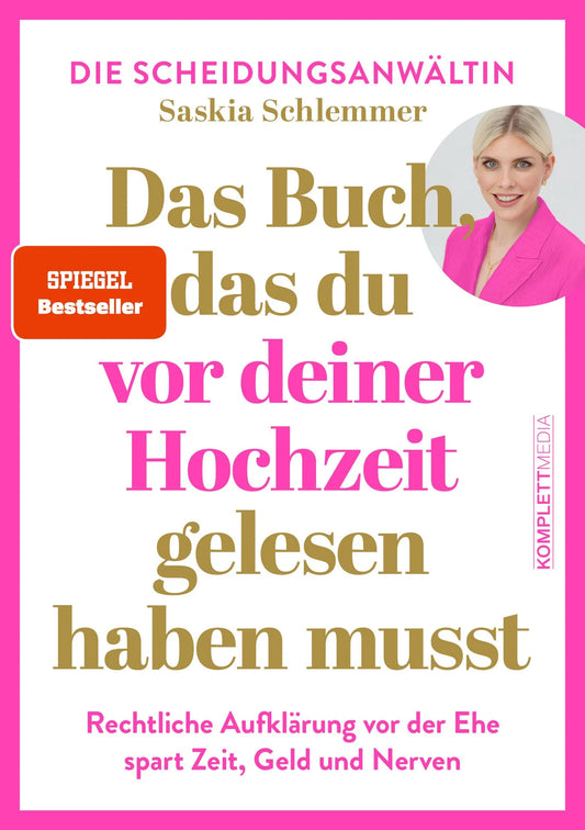 Das Buch, das du vor deiner Hochzeit gelesen haben musst