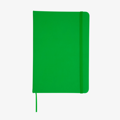 Notizbuch DIN A5 Kunstleder grün blanko