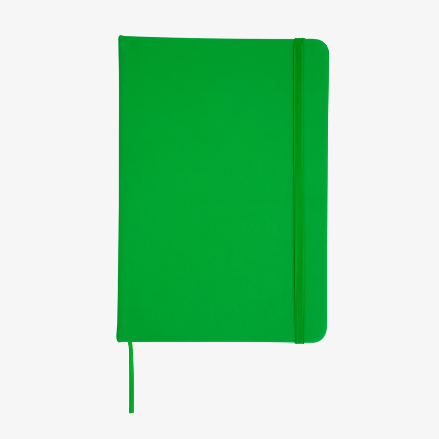 Notizbuch DIN A6 Kunstleder grün blanko