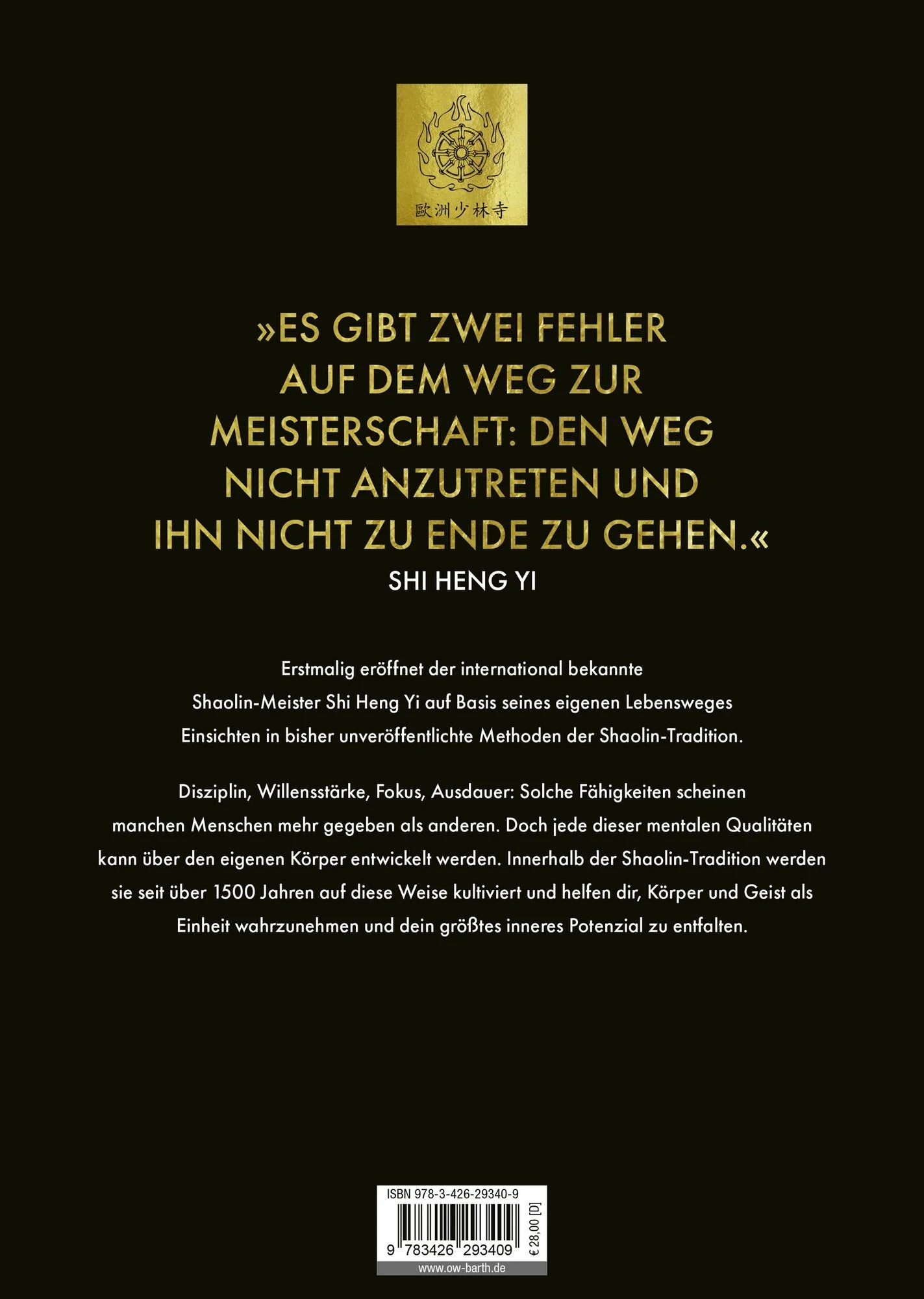Shaolin Spirit: Meistere dein Leben