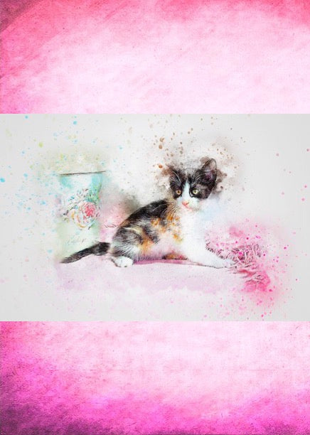 Notizbuch 'Aquarell Katzen'