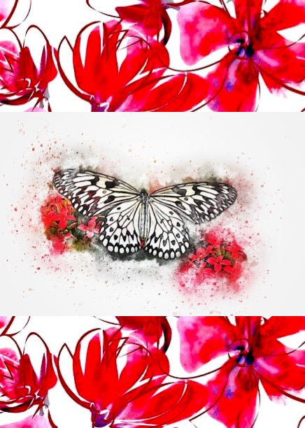 Notizbuch 'Aquarell Schmetterlinge'