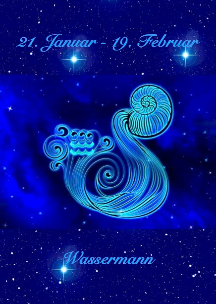 Notizbuch 'Sternzeichen' - blaue Edition