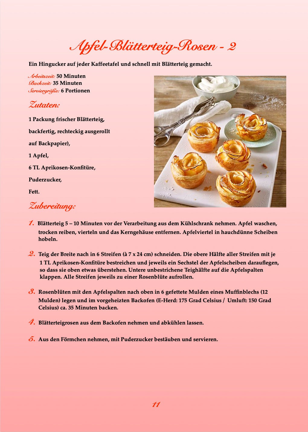Kochen und Backen mit Rosen