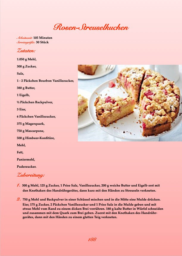 Kochen und Backen mit Rosen