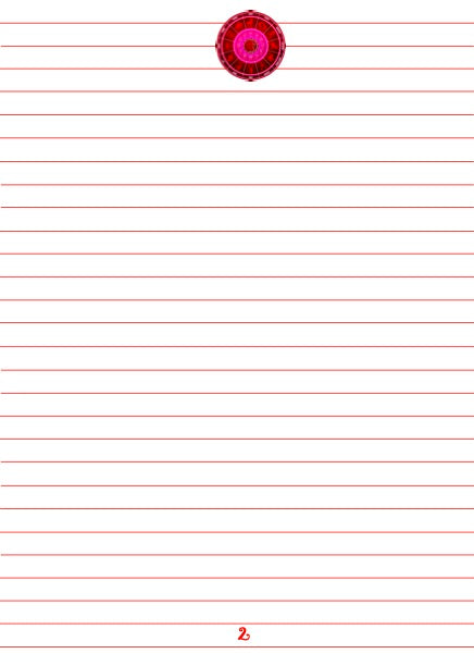 Notizbuch 'Sternzeichen' - rote Edition