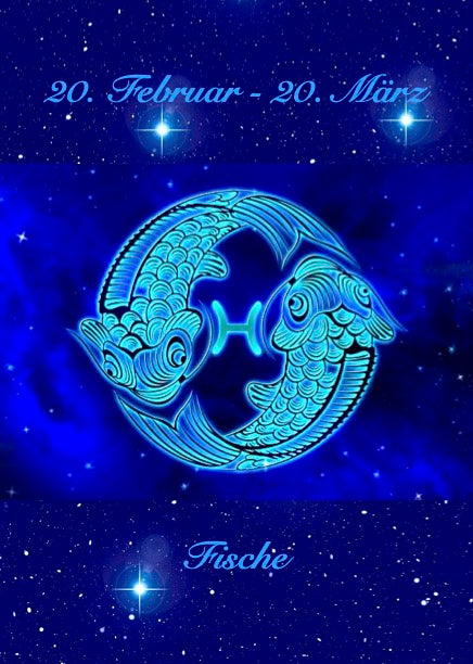 Notizbuch 'Sternzeichen' - blaue Edition