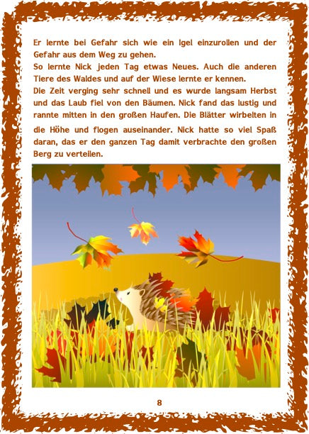 Der kleine Igel Nick - Band 1 mit Teil 1 + 2