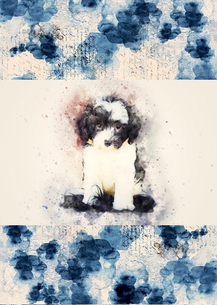 Notizbuch 'Aquarell Hunde'