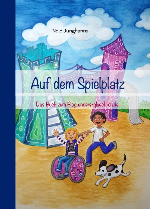 Auf dem Spielplatz - hochwertige, stabile Broschüre