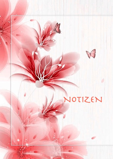 Notizbuch 'Aquarell Schmetterlinge'
