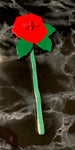 handgefertigtes Gummiband "Rose"