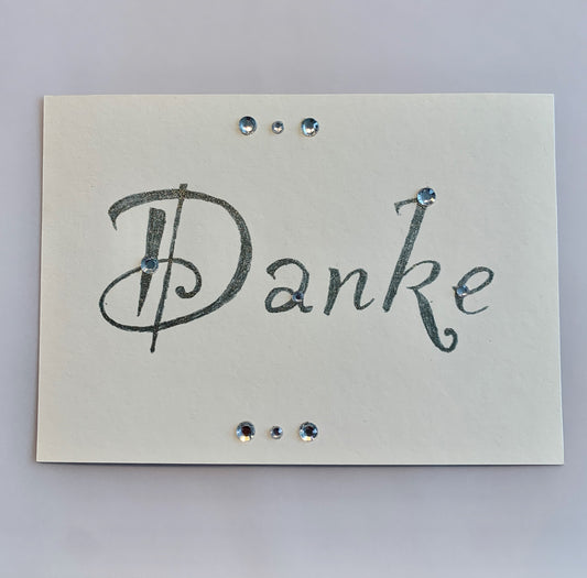 Postkarte "Danke"