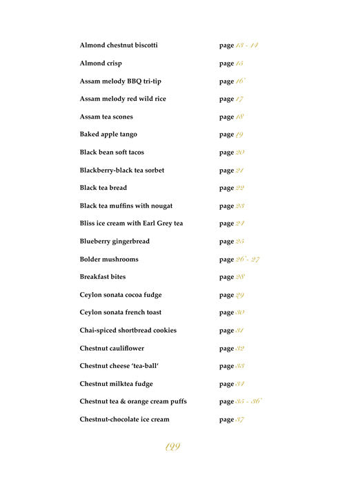 Black tea cookbook
