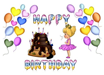 Postkarte "Happy Birthday"