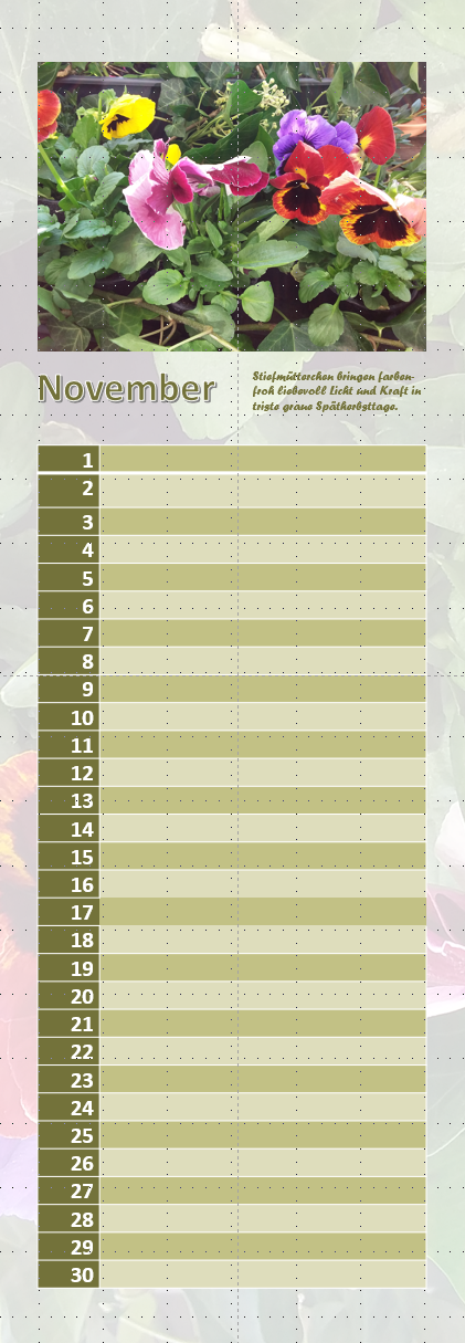 Blumenkalender