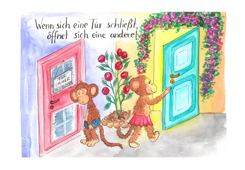 Postkarte "Türen"
