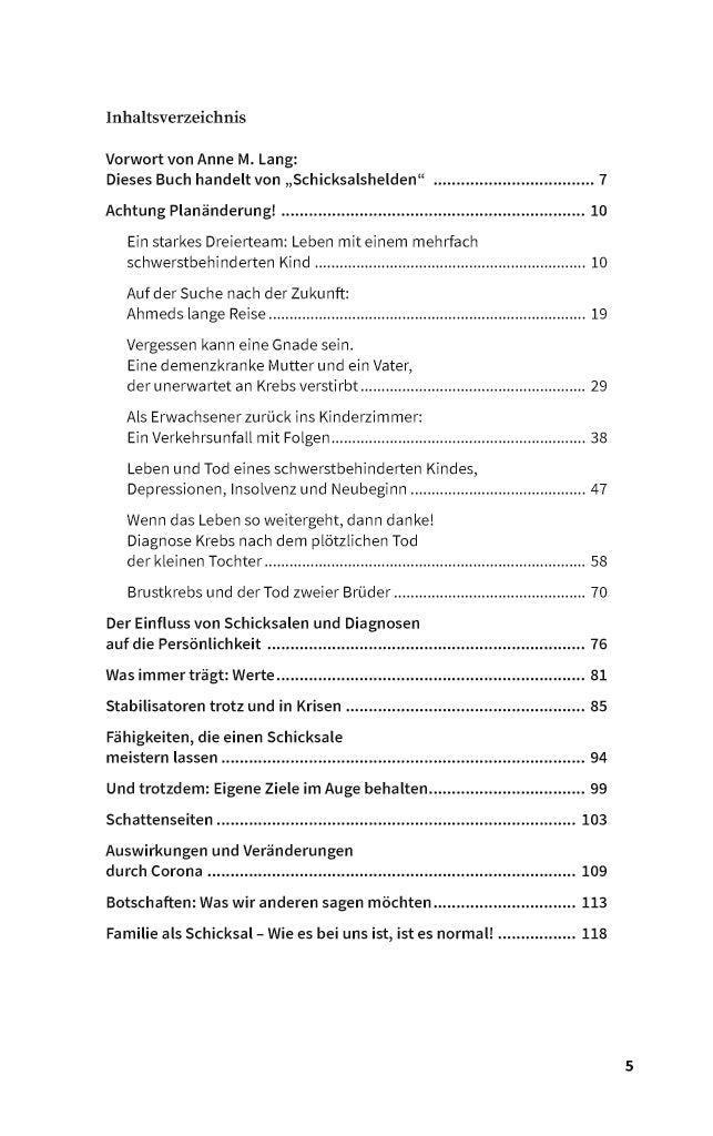 Wenn sich das Leben anders entscheidet
