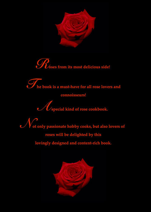 Cooking and baking with roses